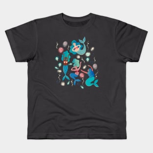 Mermaid Night Lights Kids T-Shirt